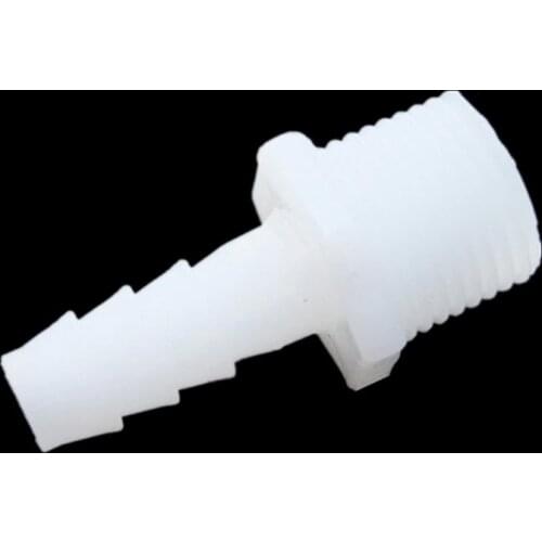1pcs Plastic Pipe Fitting 4mm 6mm 8mm 10mm 12mm 14mm Hose Barb Tail 1/2" 3/4" BSP Male Connector Joint Copper Coupler Adapter
