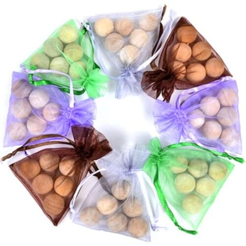 6Pcs/bag Pure Natural Fragrant Balls Camphor Balls Pest Eucalyptus Prevent Moistureproof Repellent Control Balls Moth Milde