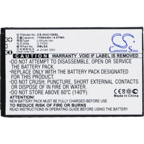 Cameron Sino 1100mah battery for ESIA Music Box for HUAWEI C2600 C2605 C2606 C2800 C2808 C2809 C2900 C3305 C5100 C5588 C7100