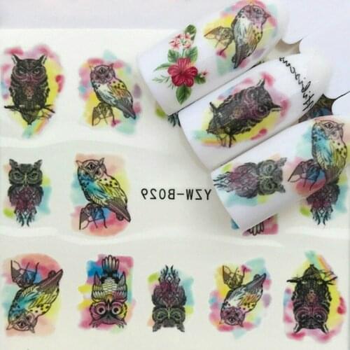 5 Pcs Sell Night Owl Acrylic Powder Crystal Design False Tips Nails Art Builder For Manicure Acrylic Powder for Nail Art