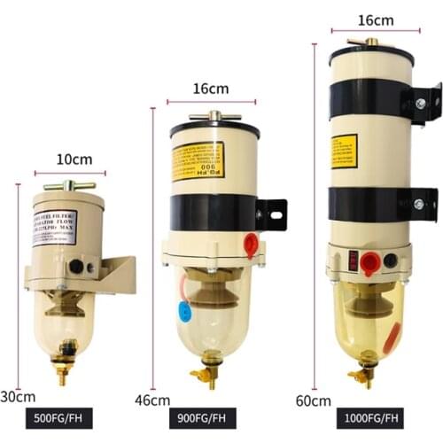 Automobile truck diesel oil-water separator filter assembly retrofitting fine filter 1000fg
