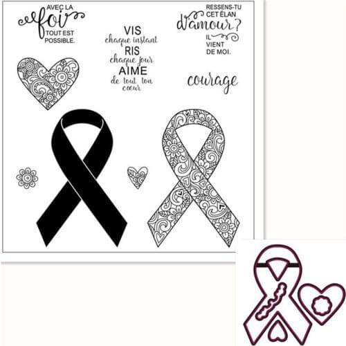 French Cross Text Silicone Clear Rubber Stamp Sheet Cling Scrapbooking DIY Cute Pattern Photo Album Paper Decoration