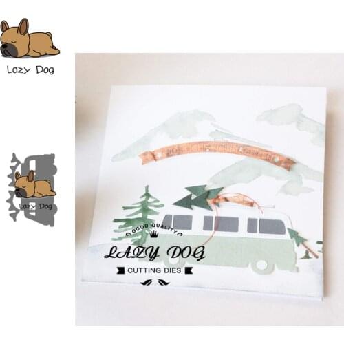 Travel Bus Car Metal Cutting Dies Scrapbooking Stencil DIY Decorative Craft Embossing Die Cuts Card Making New Dies For 2019