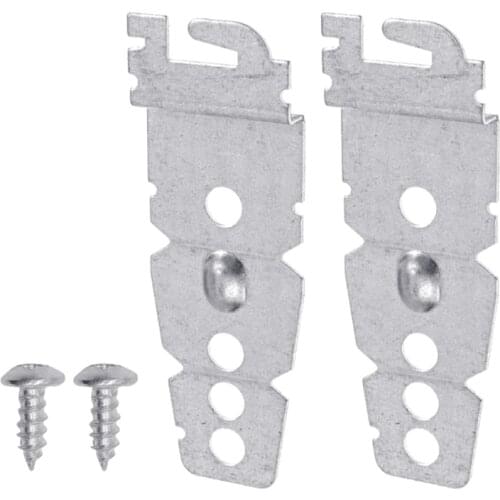 2 Pack WP8269145 Dishwasher Countertop Mounting Bracket Compatible With Various Models, Replaces WP8269145, Sliver N0PF