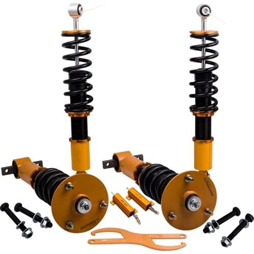Air Suspension Conversion to Coilover for Cadillac Escalade ESV 07-13 Struts for GMC Yukon XL 1500 2007-2009 Front & Rear Spring