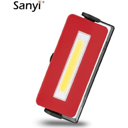 Portable Lantern COB LED Flashlight Torch Magnetic Working Light Inspection Lamp 360 Degree Rotatary Handle Maintenance Lighting