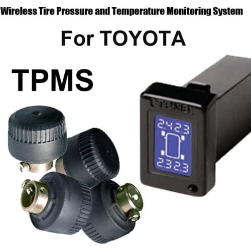 Profession Car Auto TPMS Tyre Pressure Monitoring System for Toyota with 4pcs External sensor
