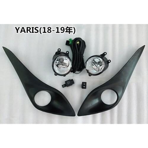 Eosuns Fog Lamp for Toyota Yaris 2018-2019 with Fog Lamp Cover and Wire Harness Switch