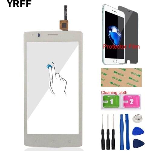 5.0'' Touch Screen Front Glass For Fly FS502 Cirrus 1 FS 502 Touch Screen Touch Digitizer Panel Glass Sensor Tool Protector Film