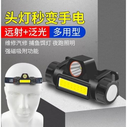 LED headlight work light auto repair maintenance light super bright light industrial lighting with strong magnet rechargeable fl
