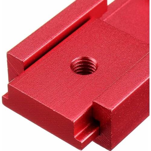 M6 / M8 Aluminium alloy T-tracks Model T slot and Standard Miter Track Stop Woodworking Tool for workbench Router Table
