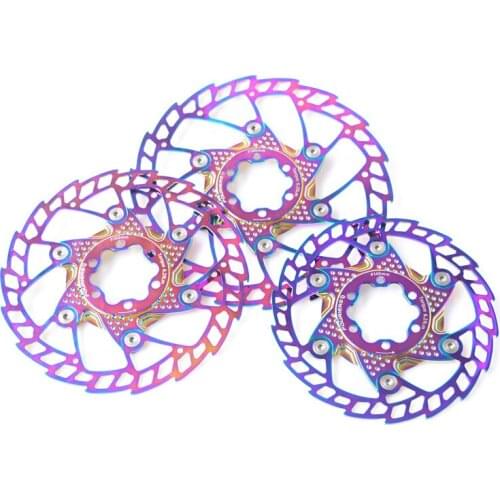 Fouriers Bicycle Brake six hole disc rotors MTB Mountain Road Bike Bicycle floating disc brake rotor 140 160 180 203mm Bike part