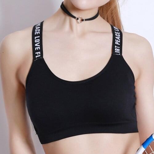 Women Sports Bra Yoga Shockproof Bra Running Vest Without Rim Sports Underwear Comfortable Breathable For Yoga Jogging Workout