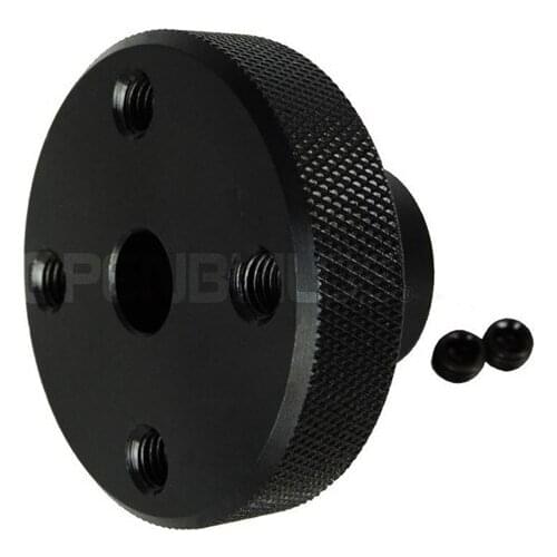 SWMAKER 1pcs 3D printer spare parts 1/4'' 5mm/6.35mm/8mm aluminum jog knob hand wheel