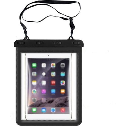 23*26.5cm Waterproof Anti-dust Tablet PC Bag IPX8 High Strength Sealed PVA Transparent Touch screen For iPad / iPad mini