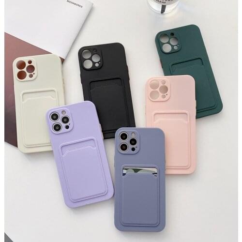 Phone Case For iPhone 12 13 11 Pro Max XS XR X 7 8 Plus SE 2020 12 Mini Fashion Wallet Coque With Card Holder Soft TPU Case Etui