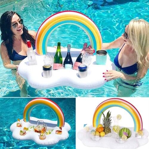 Rainbow Cup Holder Cup Rack Beverage Mount Insert Stand Holder Drink Bottle Stand Container Hook Water Can Phone Keys Organizer