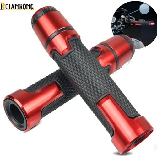 For DMW DUCATI SUZUKI HONDA YAMAHA 7/8" CNC plastic Universal Motorcycle Handle Handlebar Hand Bar Grip hand grips