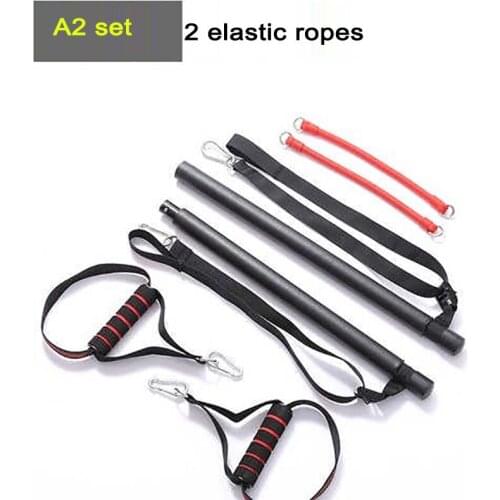 Tension Elastic Band Yoga Fitness Strength Training Weight Loss Squat Multifunctional Elastic Tool Adjustable Rope Length F004