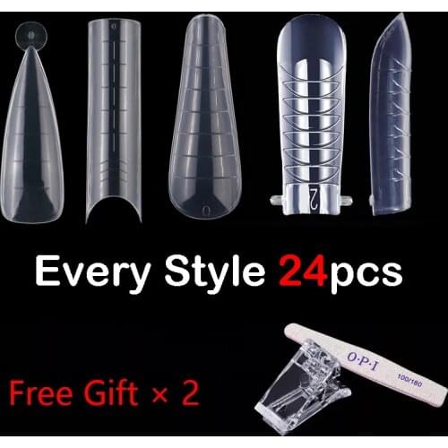 180/120PCS Nail Form For Extension Tips For Building Mold For Nail Extensions Tip Upper Forms On Nails Forms For Nail Extensions