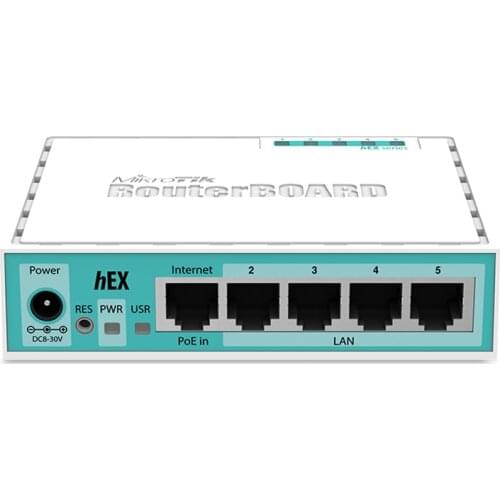 880 MHz MikroTik RB750Gr3 (hEX) Gigabit wired router, home ROS broadband soft routing, stable