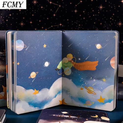 2021 Three-dimensional Little Prince Series Diary Color Page Hand Book Childs Favorite Gift Romantic and Artistic Stationery