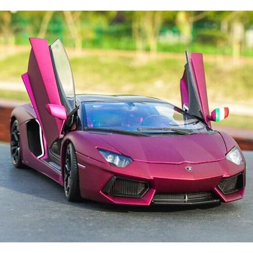 1:18 LP700-4 Alloy Car Model Diecast Metal Vehicle Toy Collection Souvenir Kids Children Boys Gifts Roadster Decoration Display