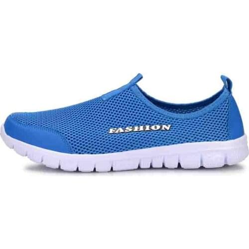 Masorini 2019 Breathable Shoes Men Light Mesh Men Shoes Slip-On Summer Adult Comfortable Best-Selling Casual Footwear WW-293