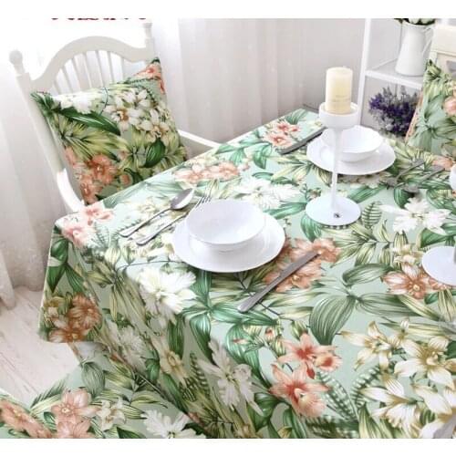 NEW tablecloth Flower Tropical leaf waterproof table cloth toalha de mesa nappe decoracao para casa manteles table cover