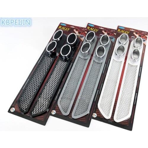 HO 3D Car Styling Automobiles Carbon Exhaust Stickers For mazda 3 6 2 5 CX-5 CX-7 CX-3 323 ATENZA Axela Accessories 2pcs