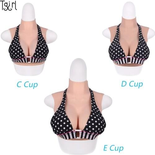 Tgirl Lifelike Silicone Boobs C D E CUP Breasts Suit For Crossdresser Transgender Drag Queen Tranvestismo Breast Forms