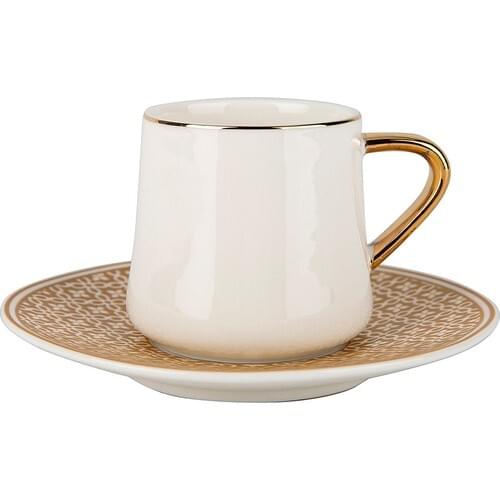 WONDERFUL MAGNIFICENT Karaca Ella Set of 6 Coffee Cups YOUR CUP OF QUALITY WITH COFFEE WITH COFFEE COFFEE FREE SHIPPING