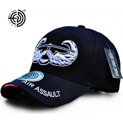 Spring Baseball Caps Air Assault Wing Embroidery US Army Hat Adjustable Hiking Camping Caps Men Women Tactical Cap Military Fans
