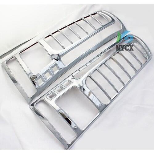 High quality ABS for Toyota AVANZA 2003 Taillight cover Rear light decorative frame Brake light protection sequins 2pcs