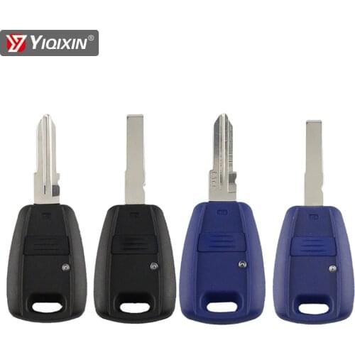 YIQIXIN 1 Button Key Housing For Fiat Punto Bravo Doblo Palio Albea Blue Black Remote Car Key Shell Cover Case SIP22/GT15R Blade