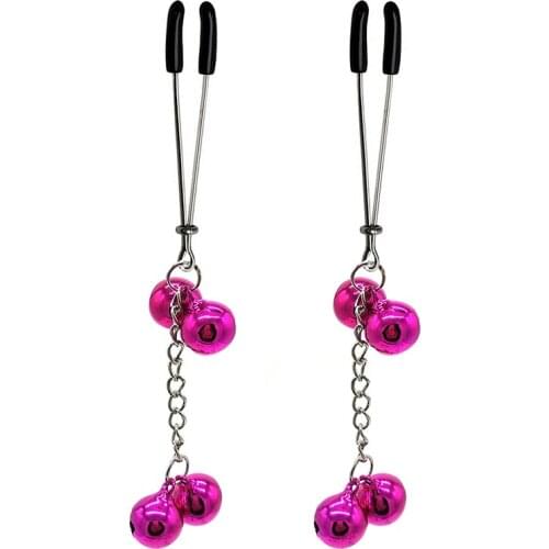 Nipple Clamps Metal Chain Papilla Stimulator Stainless Adult Games Erotic Sex Toys for Couple