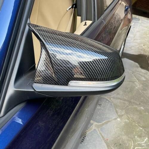 1 Pair Rearview Mirror Cover Cap Mirror Housing Cover Rearview Cap For BMW 220i 328i 420i F20 F21 F22 F30 F32 F33 F36 X1 E84