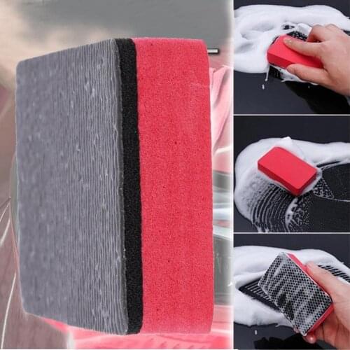 1 Pcs High Quality Car Magic Clay Bar Pad Sponge Block Auto Cleaner Cleaning Eraser Wax Polish Pad Tool Car Wash Sponge