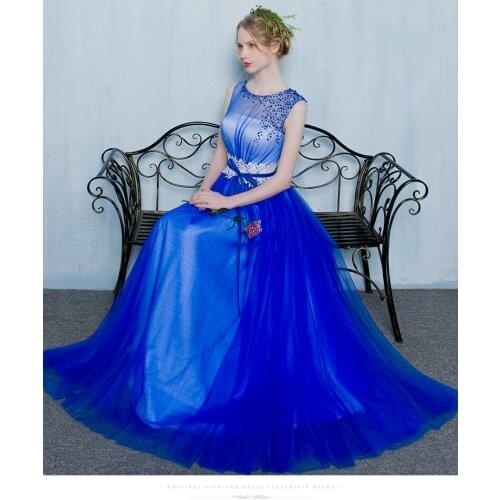 100%real royal blue beading waist flower embroidery long dress Medieval dress Renaissance gown royal dress Victoria dress