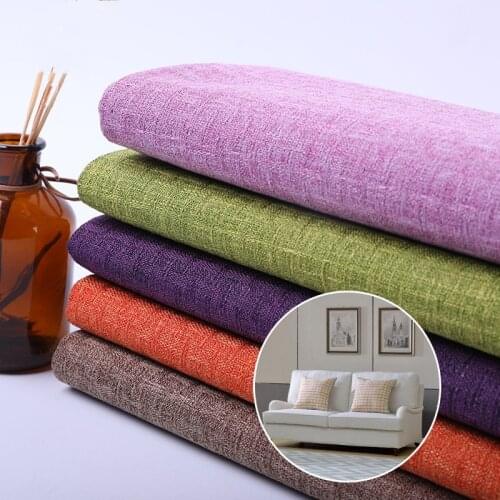 150cm Width Coated Imitation Linen Fabric Bag Decoration Cloth Shoe Material Cushion Pillow Cloth Fabrics Per Meter Home Textile