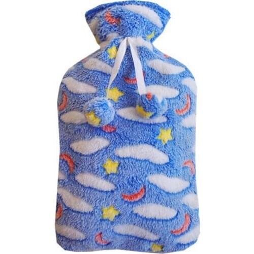 2000ml Cover Hot Water Bottle Safe Explosion-proof Warm Knitted Cold-proof Washable Removable Large Protective Heat Preservation