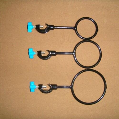 3pcs/set Iron Metal Support Ring dia.51mm 64mm 86mm Lab Stand Base with Jackscrew