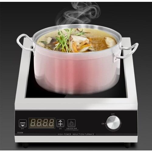 3500W Induction Cooker Stove Kitchen Appliance Desktop Cooker Soup Spicy Knob Stir-Fry Stove Commercial Induction Cooker