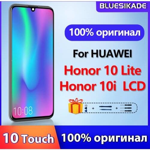 6.21" For Huawei Honor 10 Lite LCD Display HRY-LX1 Touch Screen Digitizer For Honor 10i LCD HRY-LX2 HRY-LX1MEB Replacement Parts