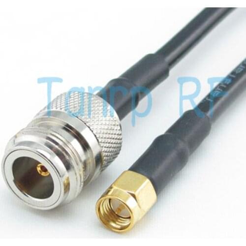 Freeshipping! 50CM N female jack to SMA male plug 20inch RG58 RF Pigtail coaxial jumper cable Wholesale