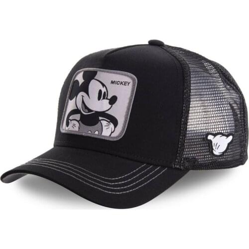 New Brand Mickey Snapback Cotton Baseball Cap Men Women Hip Hop Dad Mesh Hat Trucker Hat Dropshipping