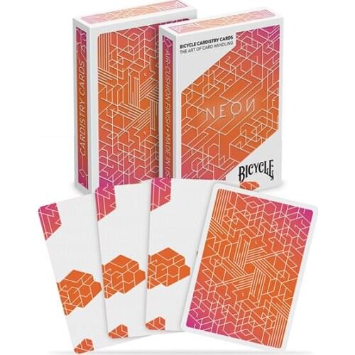 Bicycle Neon Orange Bump Cardistry Playing Cards Deck