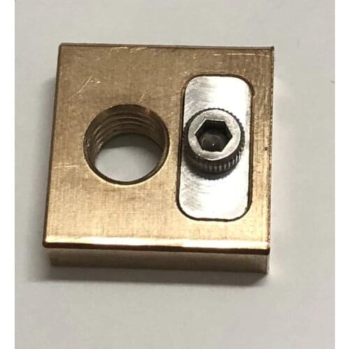 3D Printer UM3 Heated Block for Ultimaker3 Heater Brass Copper 2101# CNC Can Locks Heater and Thermocouple Simultaneously