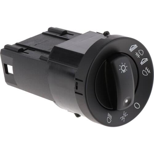 Black Headlight Switch Repair Kit - Fog Light Lamp Control Switch Cover Fits for AUDI A4 B6 B7 2001-2008