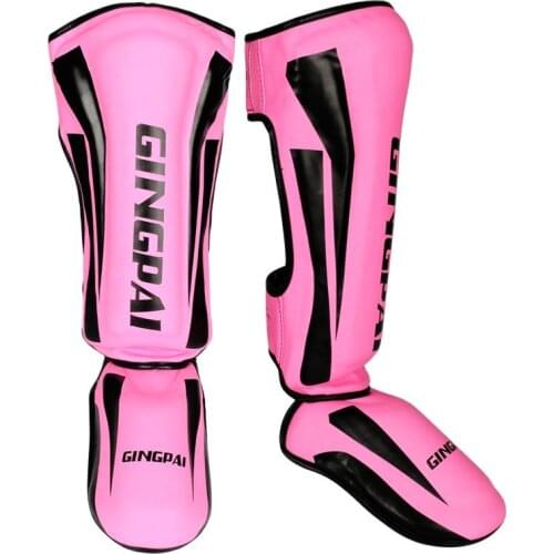 Colorful Karate Leggings Shin Guards Boxing Sanda Shin Protector Kickboxing Protect The Instep Fighting Training Ankle Guards